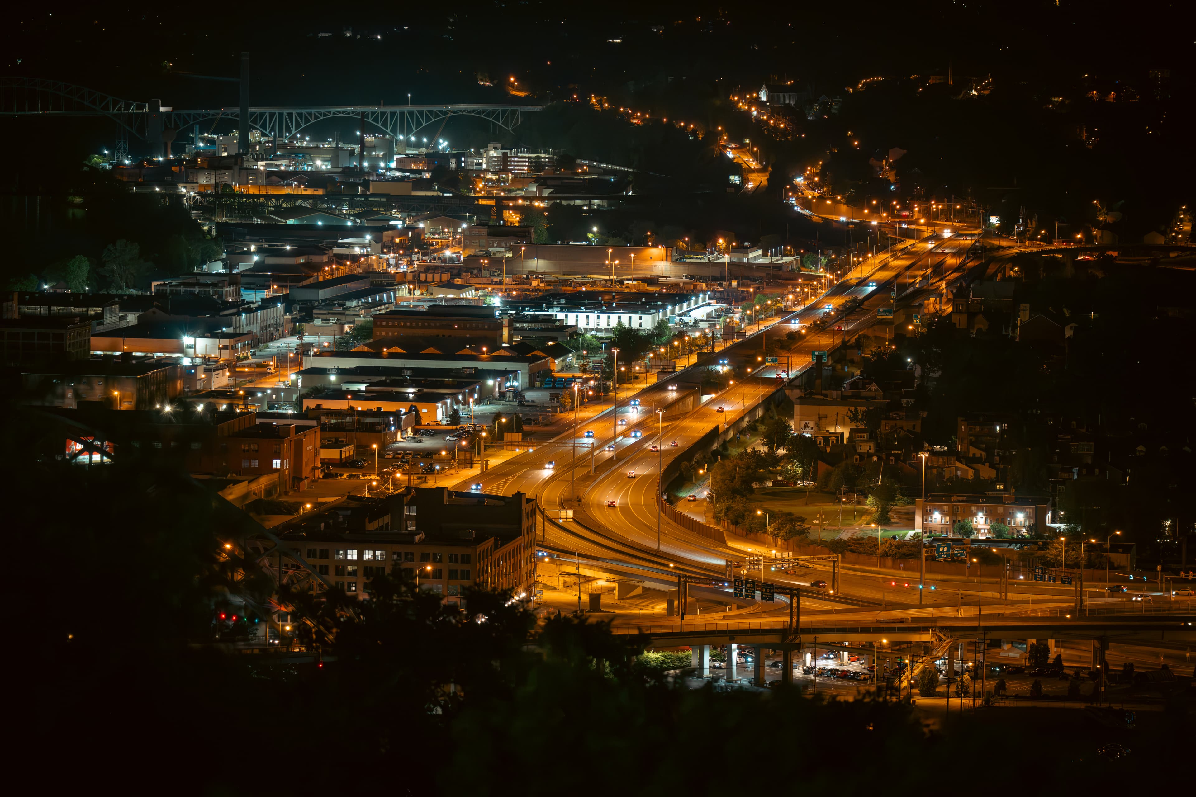 Night View from Mt. Washington