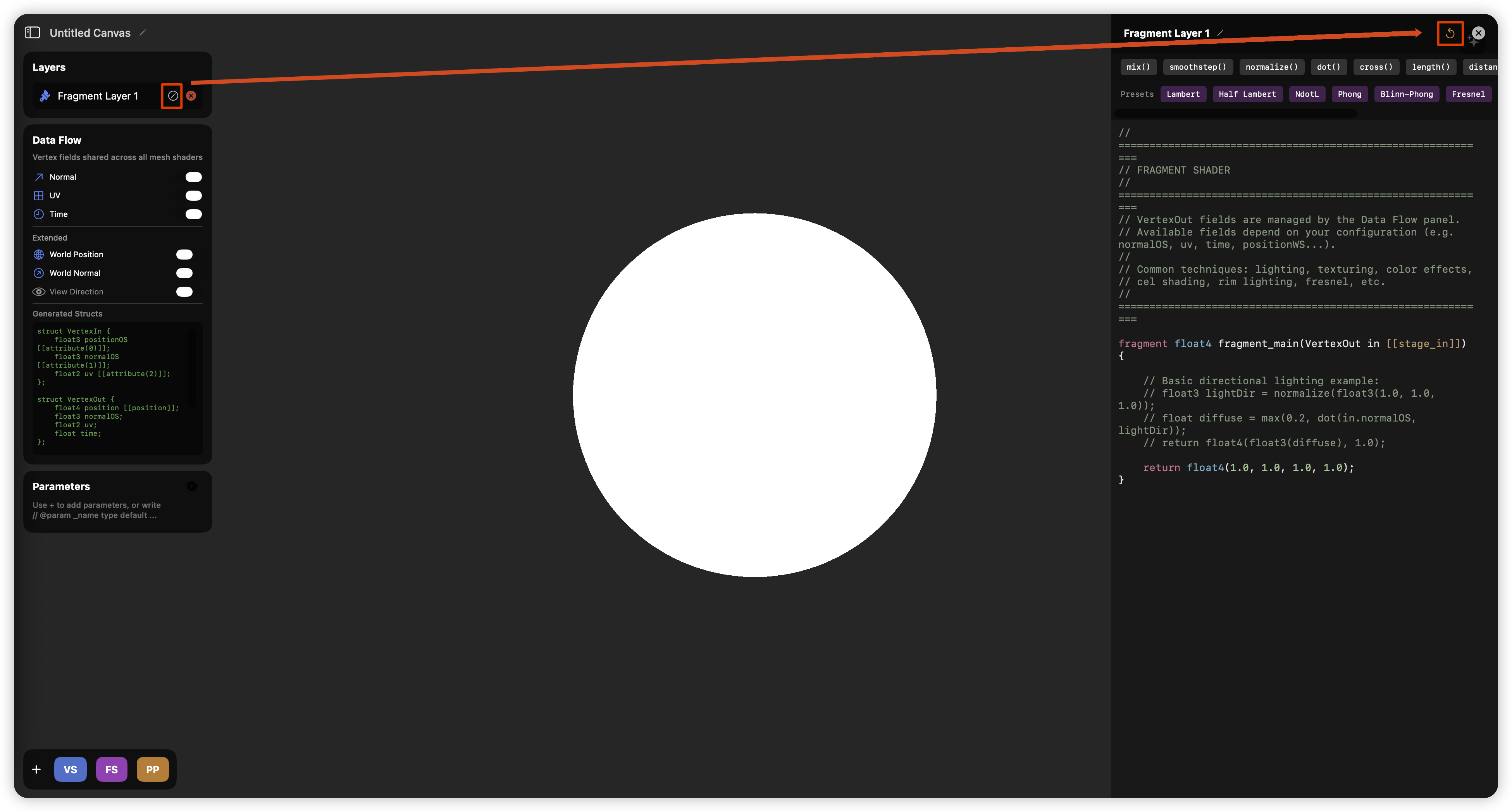 Clear Fragment Shader
