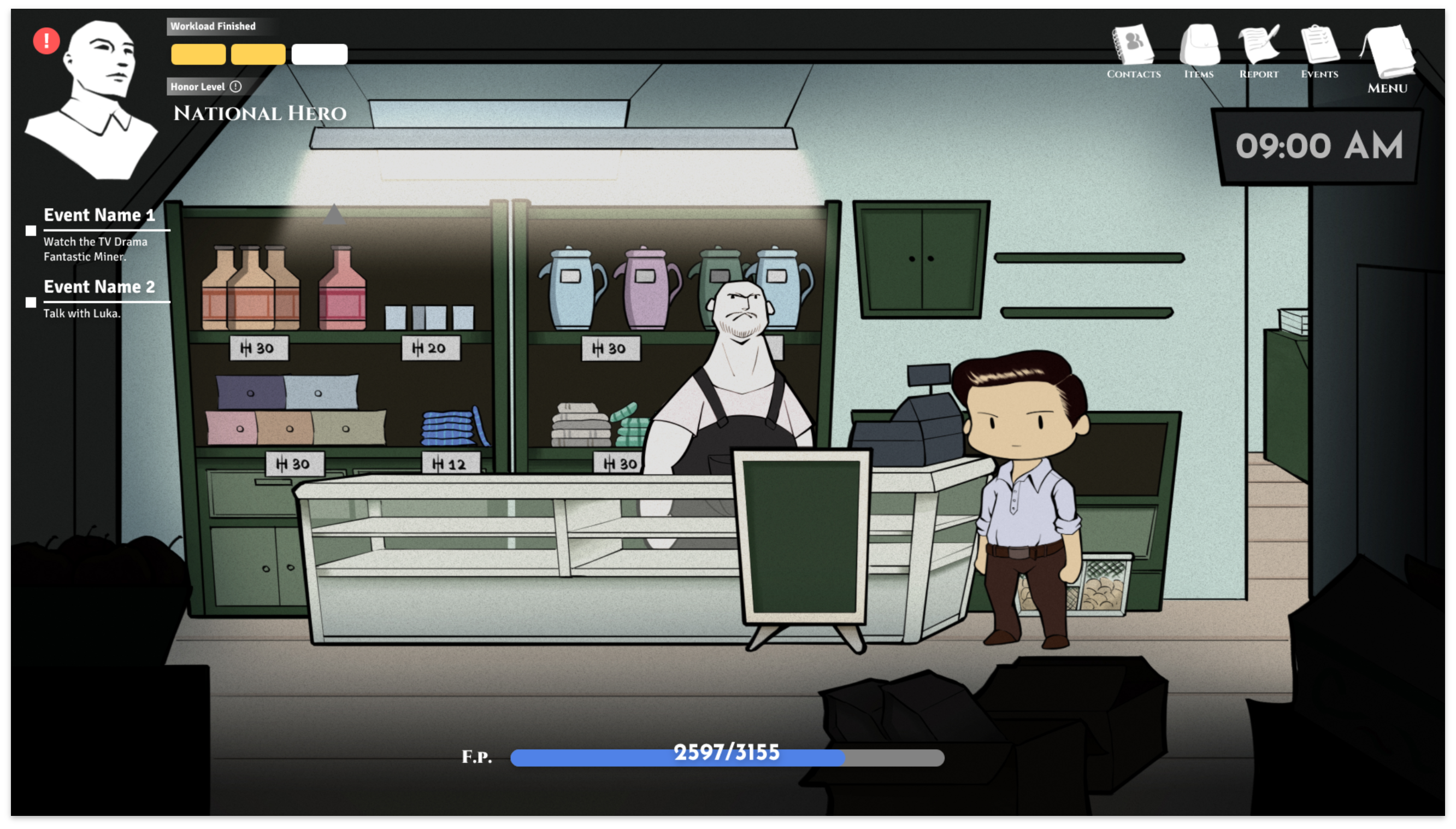 主 UI - 办公时间 2